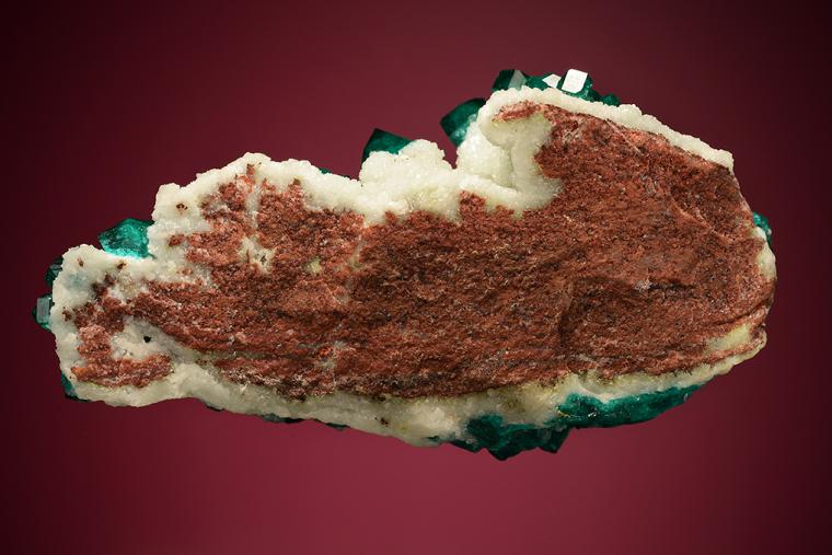 DIOPTASE on MINRECORDITE